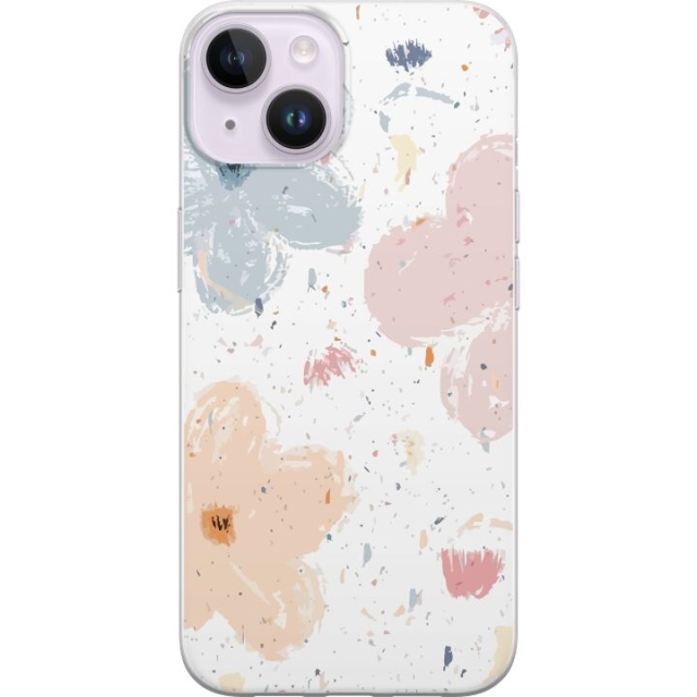 Mobile case for Apple iPhone 14 Plus with Flowers design