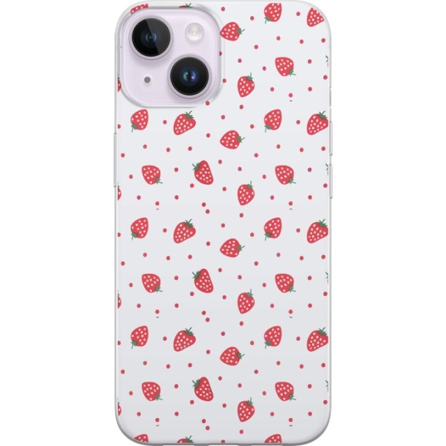 Mobile case for Apple iPhone 14 Plus with Strawberries design