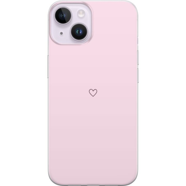 Mobile case for Apple iPhone 14 Plus with Heart design