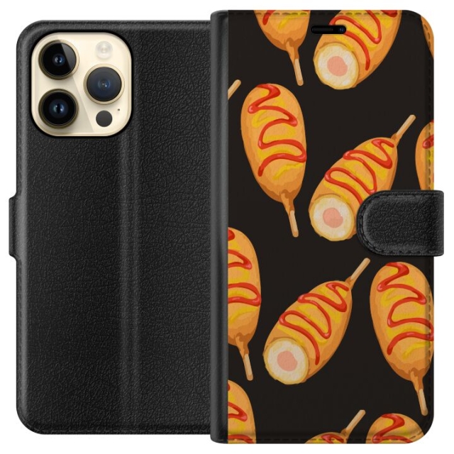 Wallet case for Apple iPhone 14 Pro Max with Chicken drumstick design