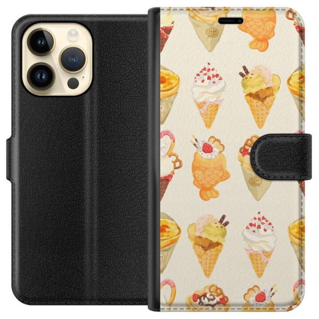 Wallet case for Apple iPhone 14 Pro Max with Glassy design