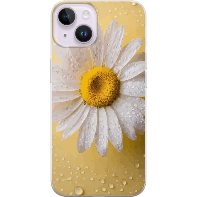 Mobile case for Apple iPhone 15 Plus with Porslinsblomma design