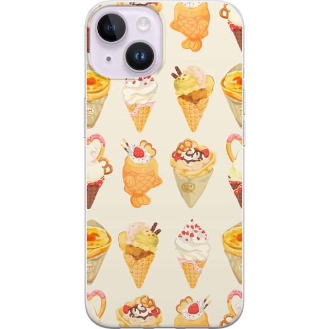 Mobile case for Apple iPhone 15 Plus with Glassy design