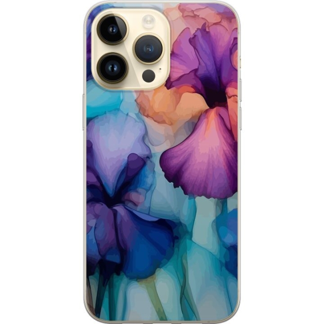 Mobile case for Apple iPhone 15 Pro Max with Magical flowers design