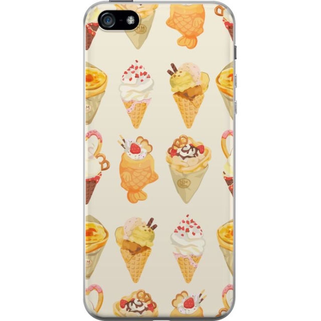 Mobile case for Apple iPhone 5 with Glassy design