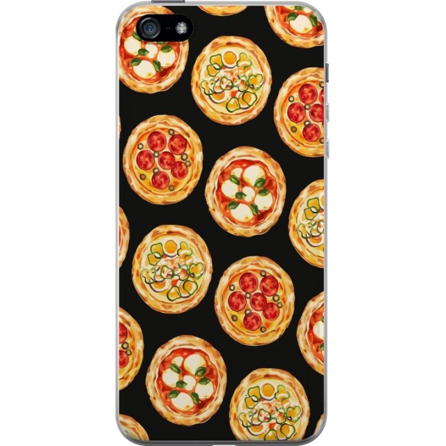 Mobile case for Apple iPhone 5 with Pizza design