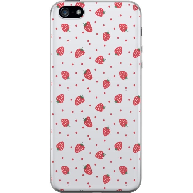 Mobile case for Apple iPhone 5 with Strawberries design