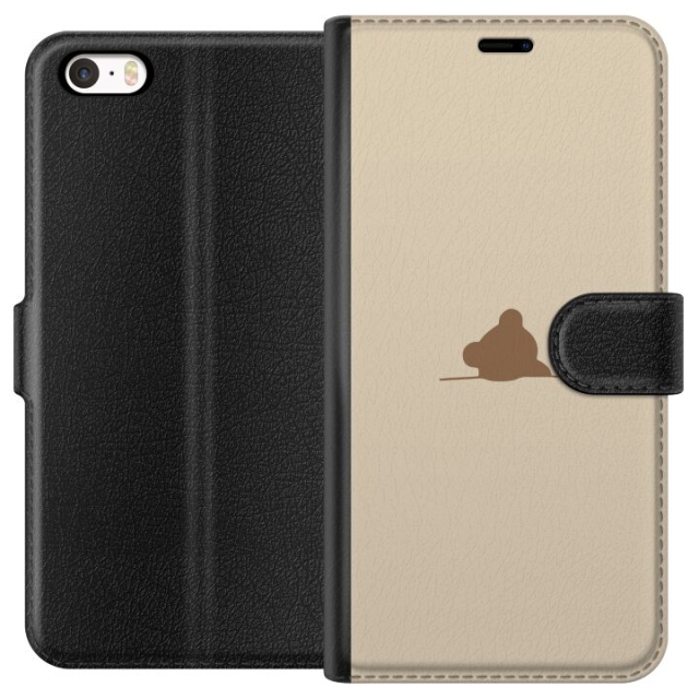 Wallet case for Apple iPhone 5s with Nalle design