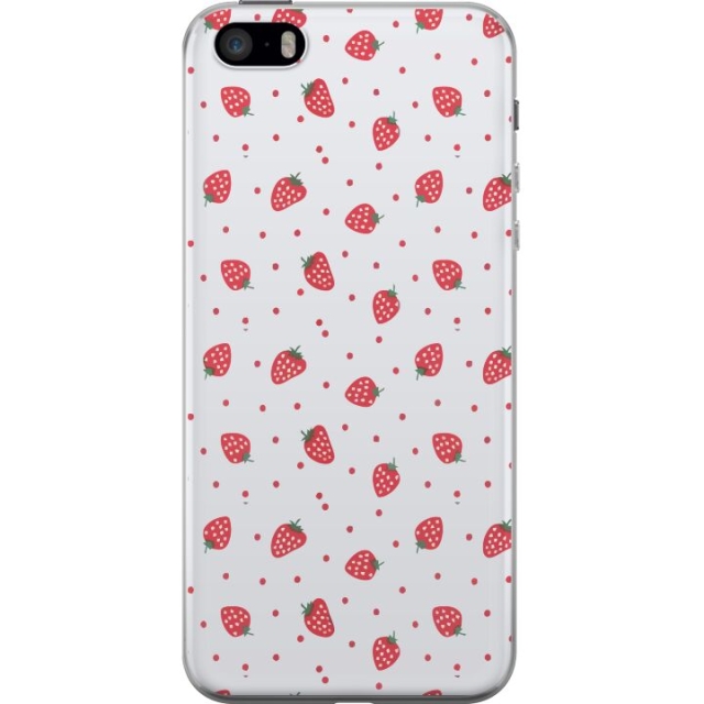 Mobile case for Apple iPhone 5s with Strawberries design