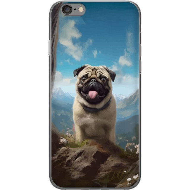 Mobile case for Apple iPhone 6 with Happy Dog design