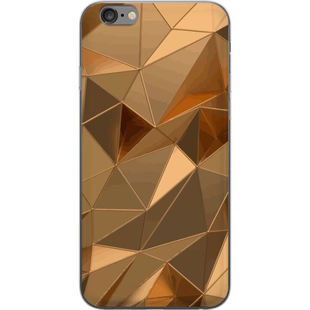 Mobile case for Apple iPhone 6 Plus with 3D Gold design
