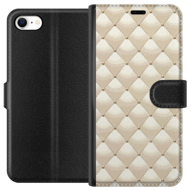 Wallet case for Apple iPhone 6s with Gold shine design