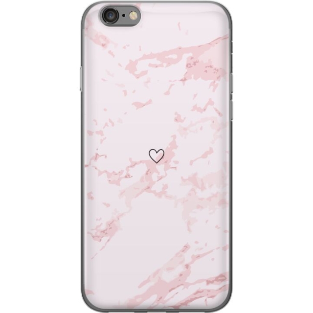 Mobile case for Apple iPhone 6s with Pink Heart design