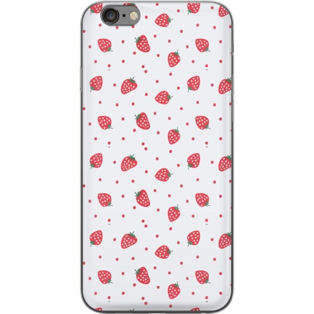 Mobile case for Apple iPhone 6s Plus with Strawberries design