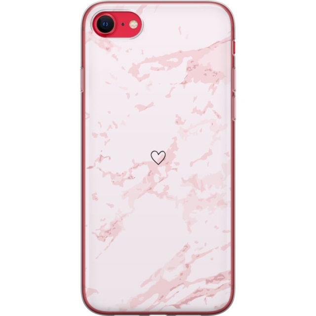 Mobile case for Apple iPhone 7 with Pink Heart design
