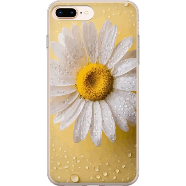 Mobile case for Apple iPhone 7 Plus with Porslinsblomma design