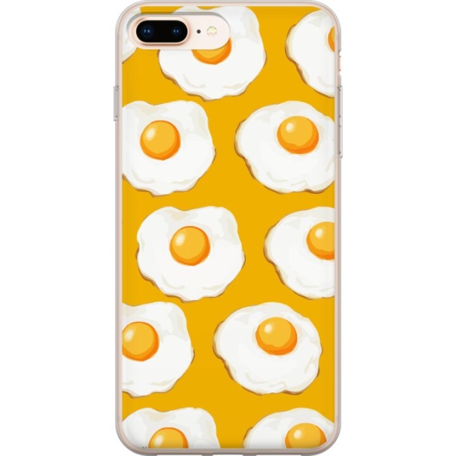 Mobile case for Apple iPhone 7 Plus with Fried egg design