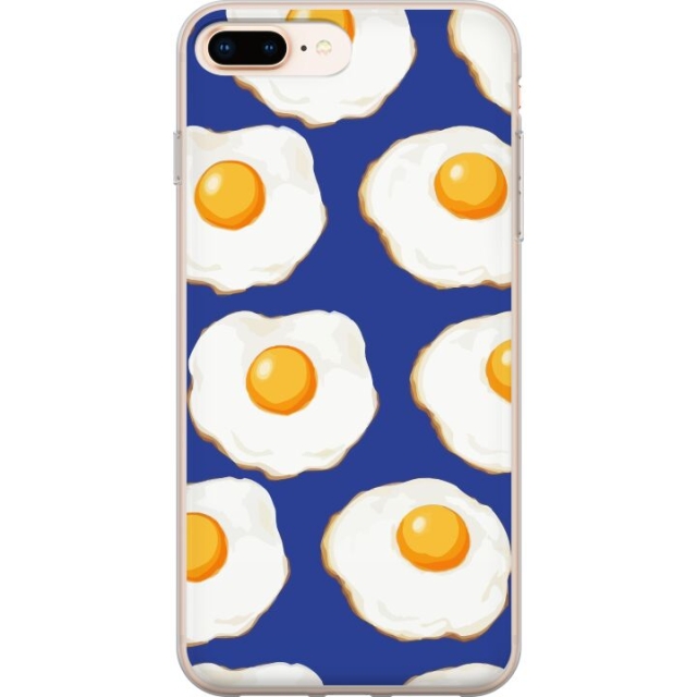Mobile case for Apple iPhone 7 Plus with Fried eggs design