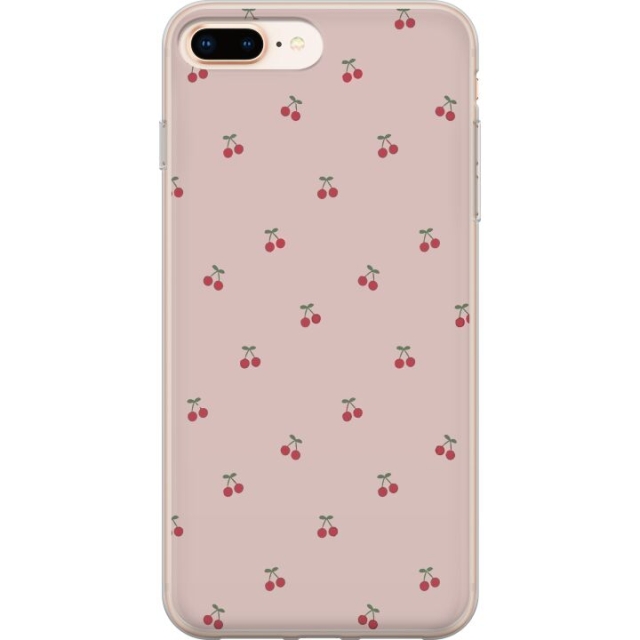 Mobile case for Apple iPhone 7 Plus with Cherry design
