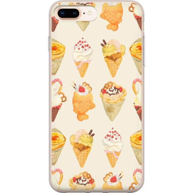 Mobile case for Apple iPhone 7 Plus with Glassy design