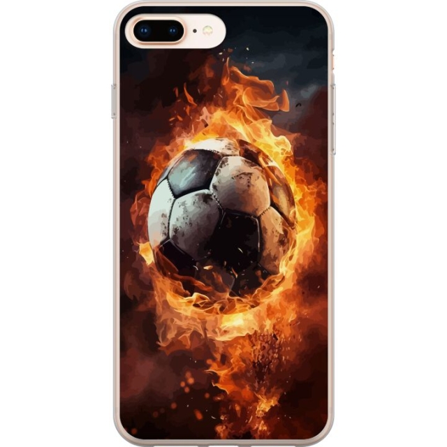 Mobile case for Apple iPhone 7 Plus with Football design