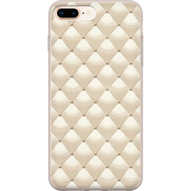 Mobile case for Apple iPhone 7 Plus with Gold shine design