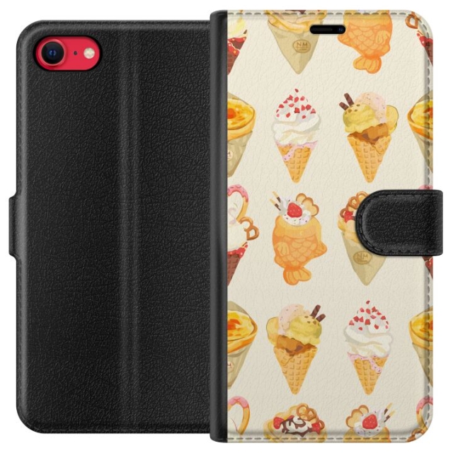 Wallet case for Apple iPhone SE (2020) with Glassy design