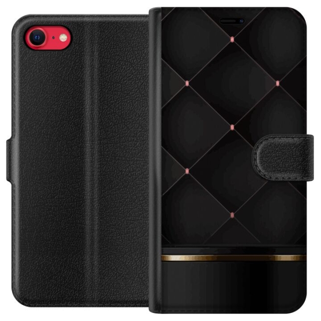 Wallet case for Apple iPhone SE (2020) with Luxury line design