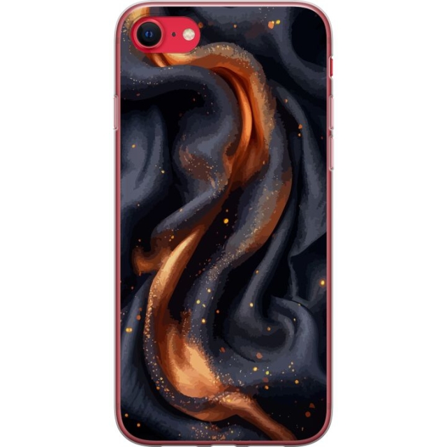 Mobile case for Apple iPhone SE (2020) with Fiery silk design