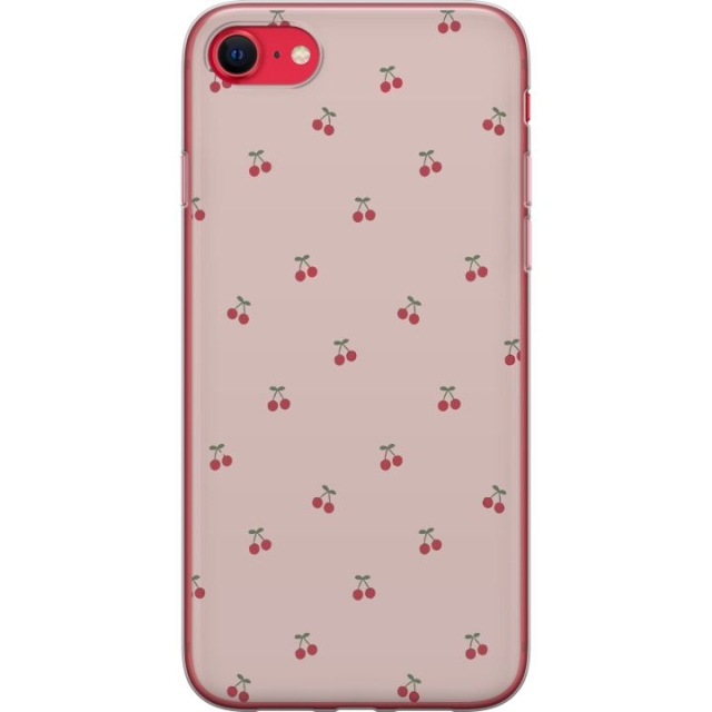Mobile case for Apple iPhone SE (2020) with Cherry design