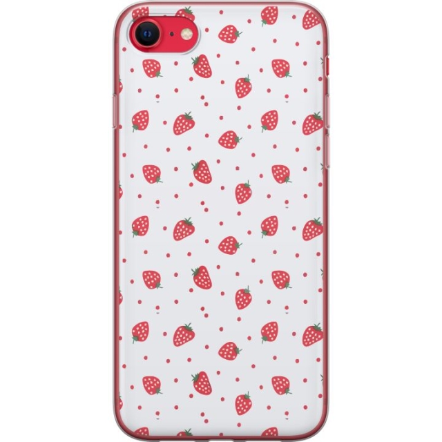 Mobile case for Apple iPhone SE (2020) with Strawberries design