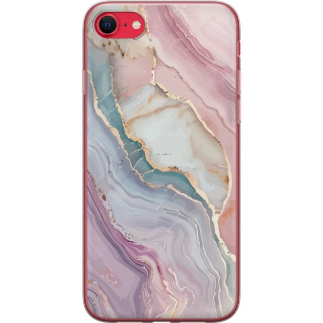 Mobile case for Apple iPhone SE (2020) with Marble design