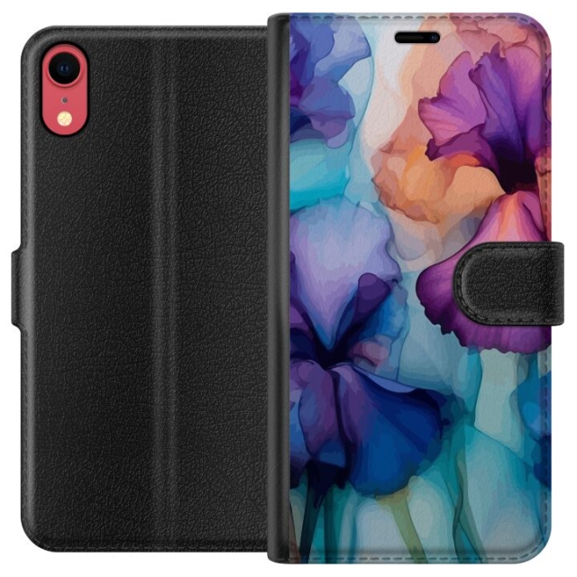 Wallet case for Apple iPhone XR with Magical flowers design