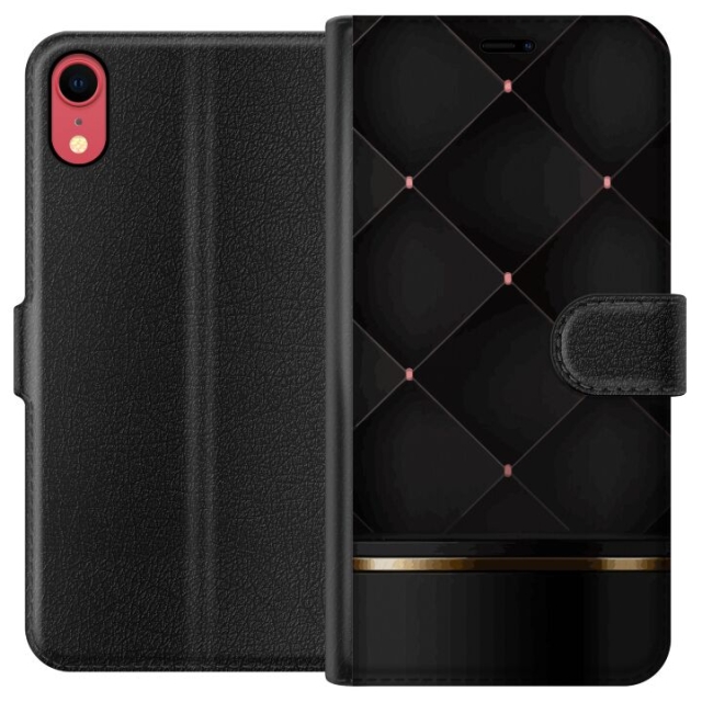 Wallet case for Apple iPhone XR with Luxury line design