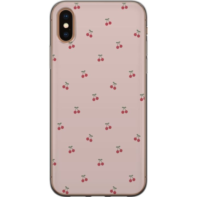 Mobile case for Apple iPhone XS Max with Cherry design