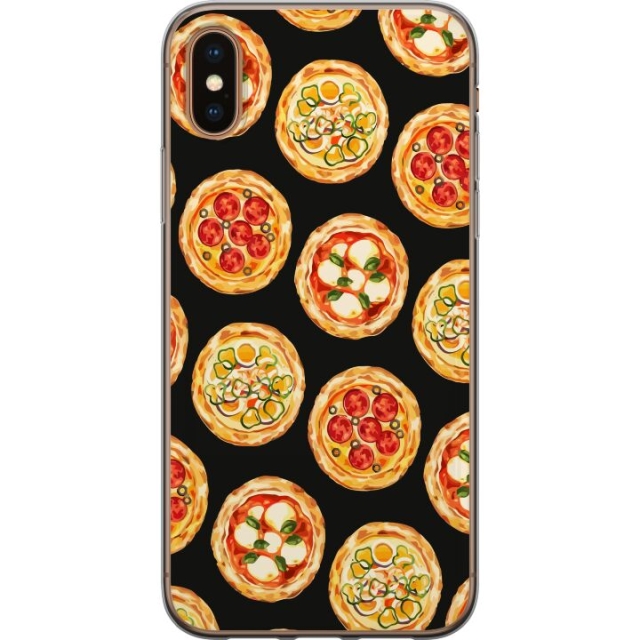 Mobile case for Apple iPhone XS Max with Pizza design