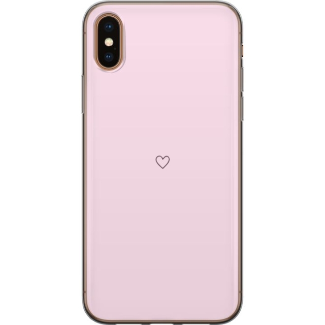 Mobile case for Apple iPhone XS Max with Heart design