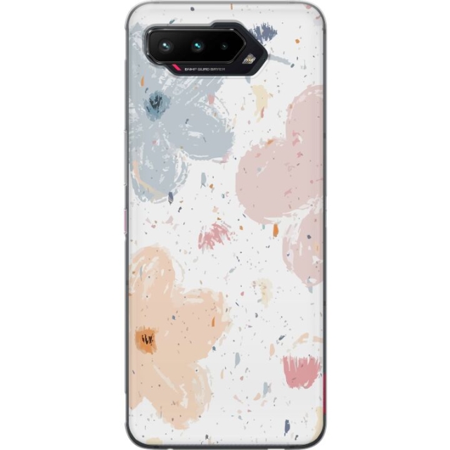 Mobile case for Asus ROG Phone 5 with Flowers design