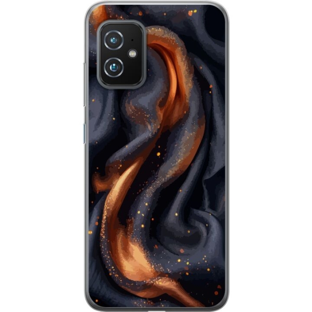 Mobile case for Asus Zenfone 8 with Fiery silk design
