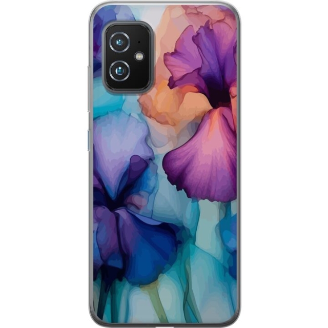 Mobile case for Asus Zenfone 8 with Magical flowers design