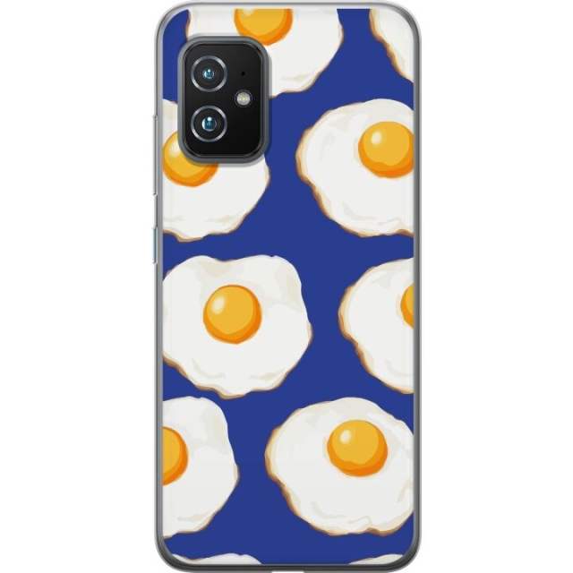 Mobile case for Asus Zenfone 8 with Fried eggs design