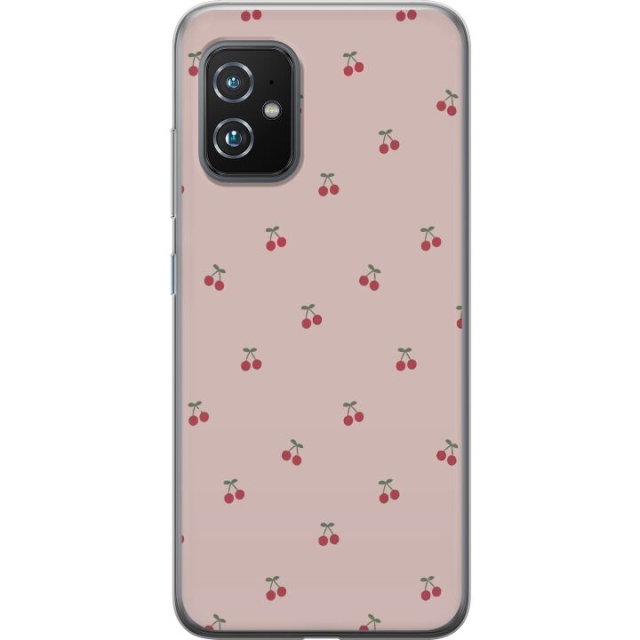 Mobile case for Asus Zenfone 8 with Cherry design