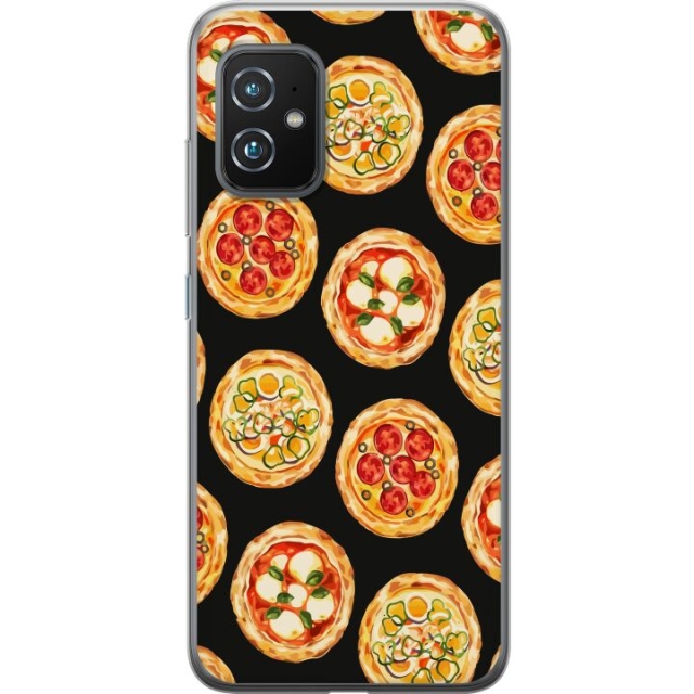 Mobile case for Asus Zenfone 8 with Pizza design
