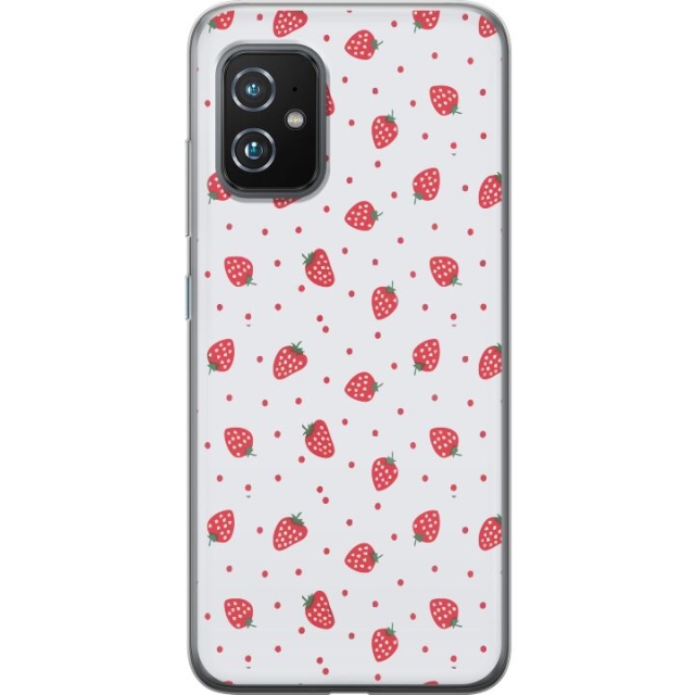 Mobile case for Asus Zenfone 8 with Strawberries design