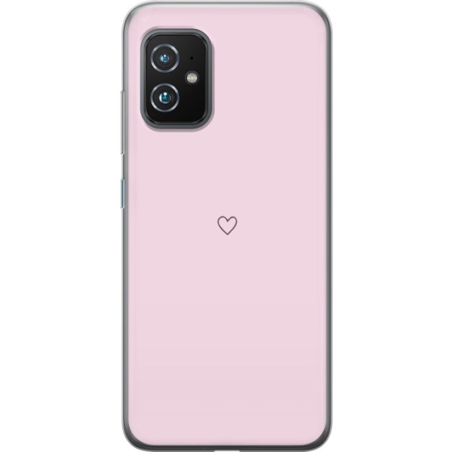 Mobile case for Asus Zenfone 8 with Heart design
