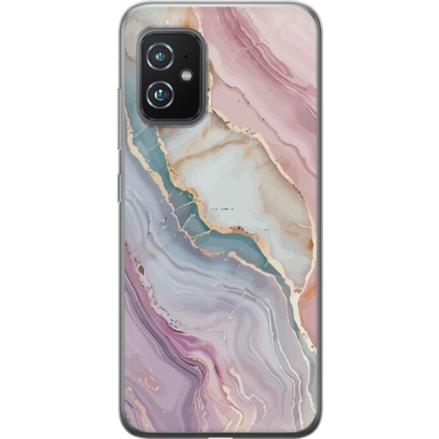 Mobile case for Asus Zenfone 8 with Marble design