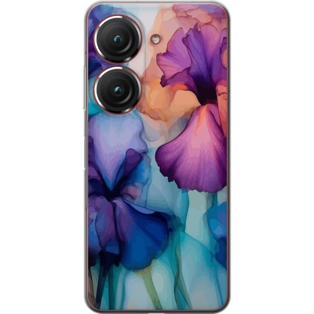 Mobile case for Asus Zenfone 9 with Magical flowers design