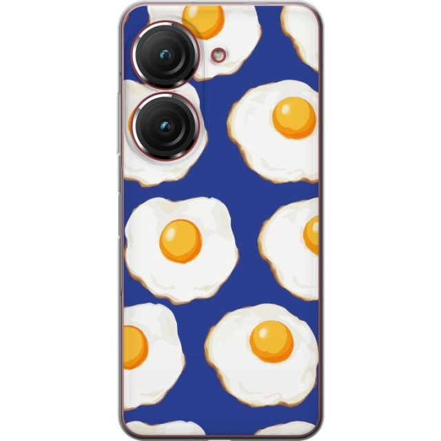 Mobile case for Asus Zenfone 9 with Fried eggs design