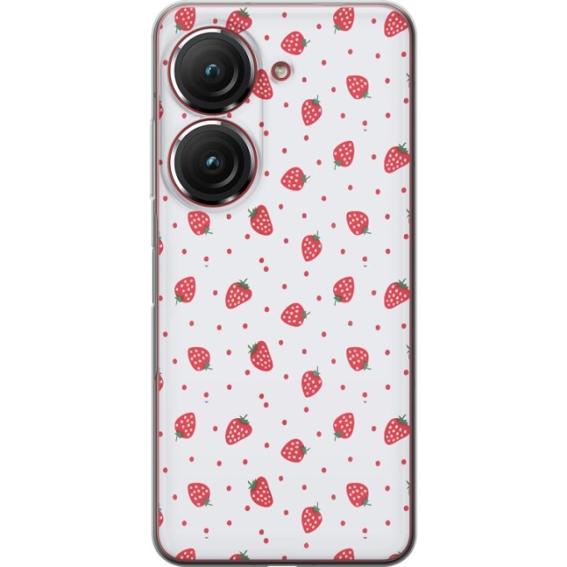 Mobile case for Asus Zenfone 9 with Strawberries design