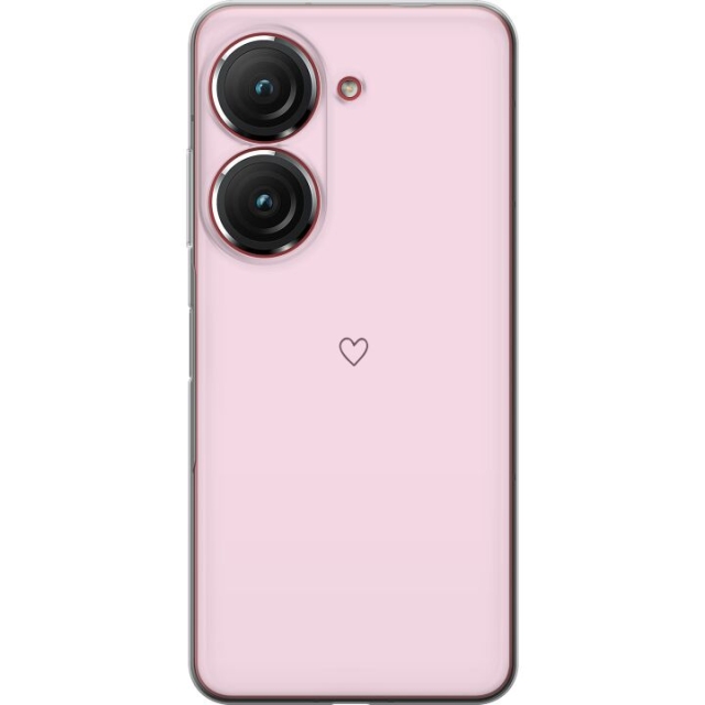 Mobile case for Asus Zenfone 9 with Heart design